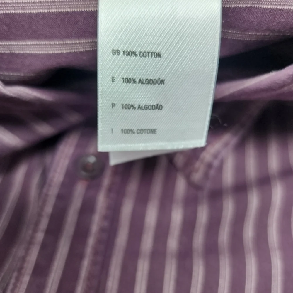 The North Face Men's Burgandy Stripe Button Up‎ Size XL Shirt